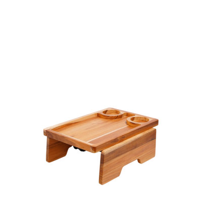Teak Wood Couch Trays & Sofa Armrest