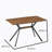 Modern Minimalist Style Dining Table MDF wooden Top-576040763