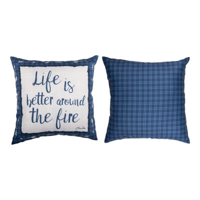 Abstract Feather Throw Pillow