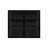Rielley 27.56" Glass Doors Modern Two-Door Wall Cabinet With Featuring Three-Tier Storage-2001783797