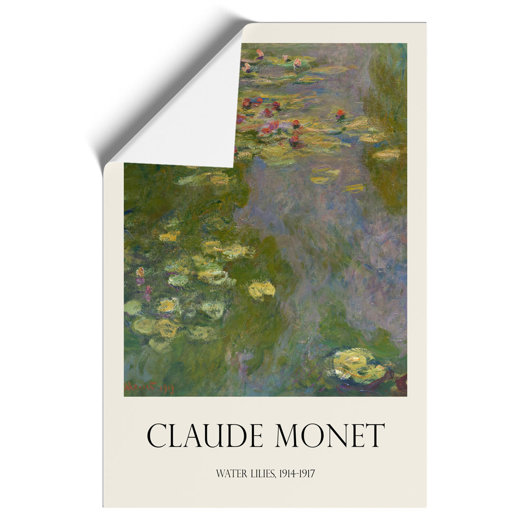 Water Lilies Lily Pond Print by Claude Monet - Frameless Print