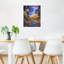 «Starry Night», art mural sur toile sans cadre 16 po x 20 po