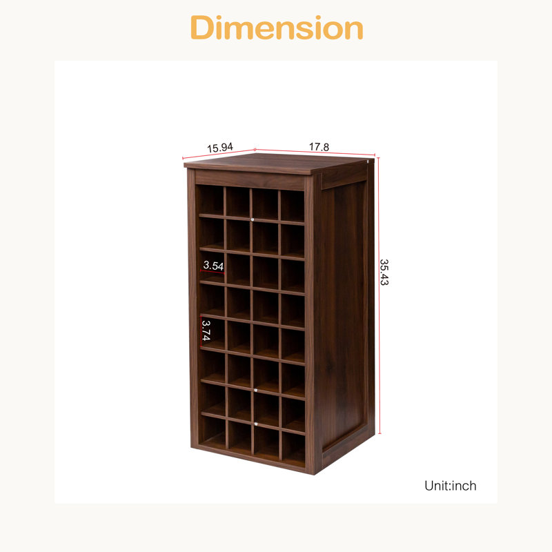 Buffet modulaire 32, Brun