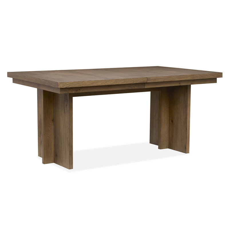 Extendable Trestle Dining Table With 4 Side Chairs And Bench, 6 Pieces: Table, 4 Chairs, Bench