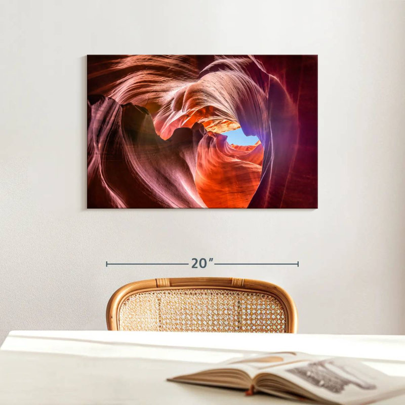 Alvord tourbillon supérieur Antelope Canyon, H 16 po x l 24 po