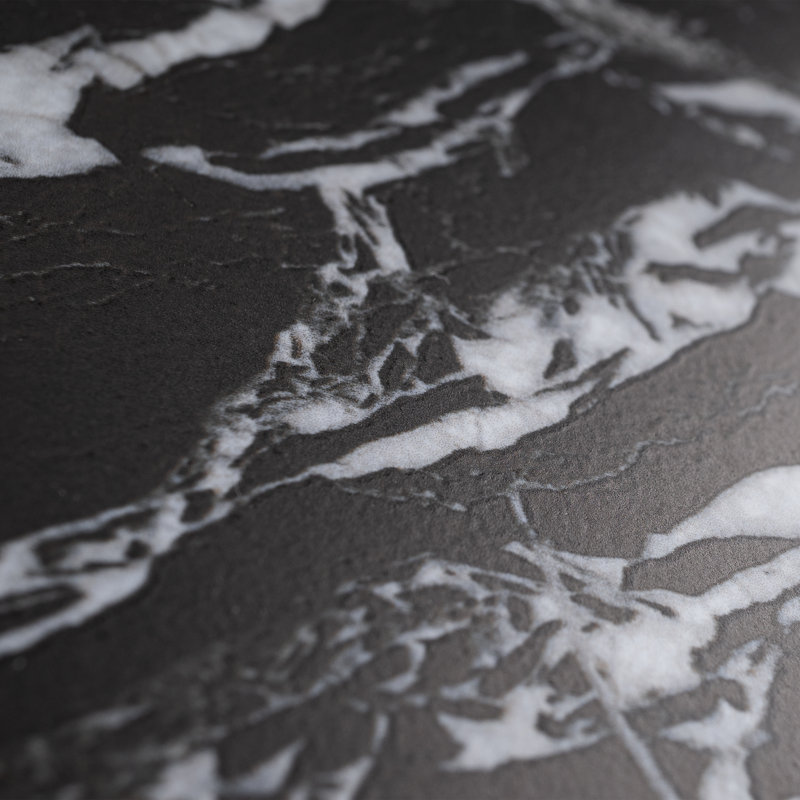 Carrelage mural et de plancher en porcelaine matte 7,87 po x 7,87 po Senzia, Blanc / noir