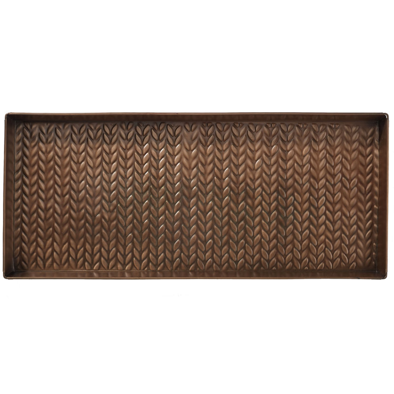 Tapis-décrottoir à câbles 30 po x 13 po, Cuivre antique