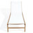 Ine Outdoor Patio Lounge Chair with Hidden Wheels, Aluminum Frame & Quick-Dry Breathable Fabric | White-1392723936