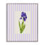 Giclée encadrée de mauve à rayures mauves, design par Lisa Wehmeyer-46779378-46779278