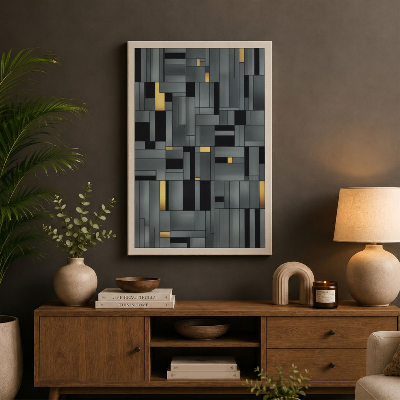 Print, 36x24 - 91.4 x 61.0 cm, Ochre Border