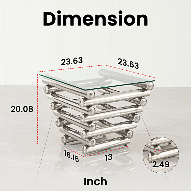 Table basse, Argent argent