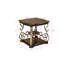 Table de bout avec tablette centrale Brich