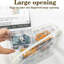 Sac de rangement transparent pour articles de toilette