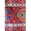 Tapis de couloir rouge unique noué à la main de style années 2000 de 2 pi 8 po x 13 pi 5 po Herki