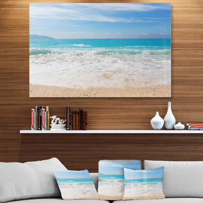 Alloway White Waves Kissing Beach Sand' Photograph
