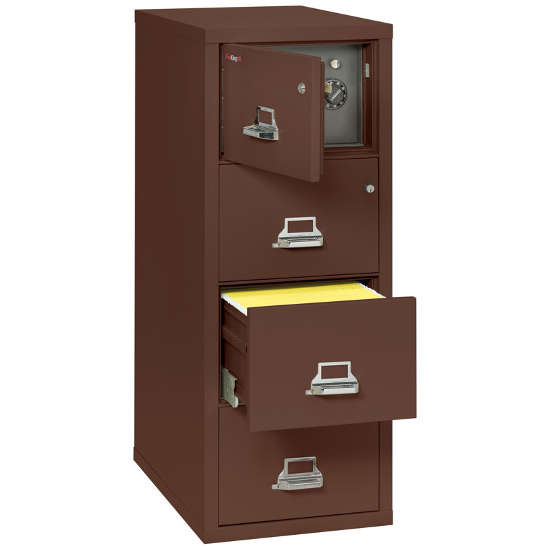 Legal 3 - Drawer File Cabinet, Brown