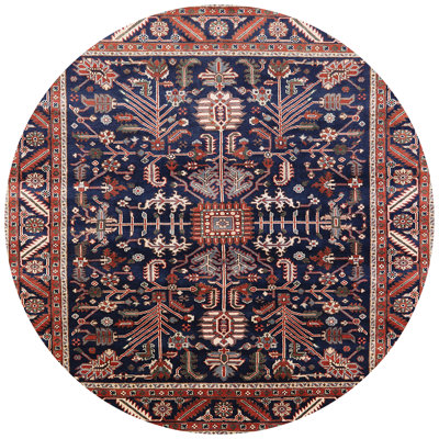 Tapis rouge / bleu Roulers
