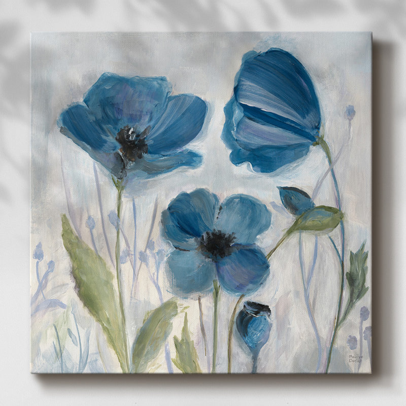«Poppy Dance», toile tendue I-Gallery, H 16 po x l 16 po x P 1,5 po