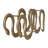 Cast Aluminum Snake Shaped Bottle Holder
