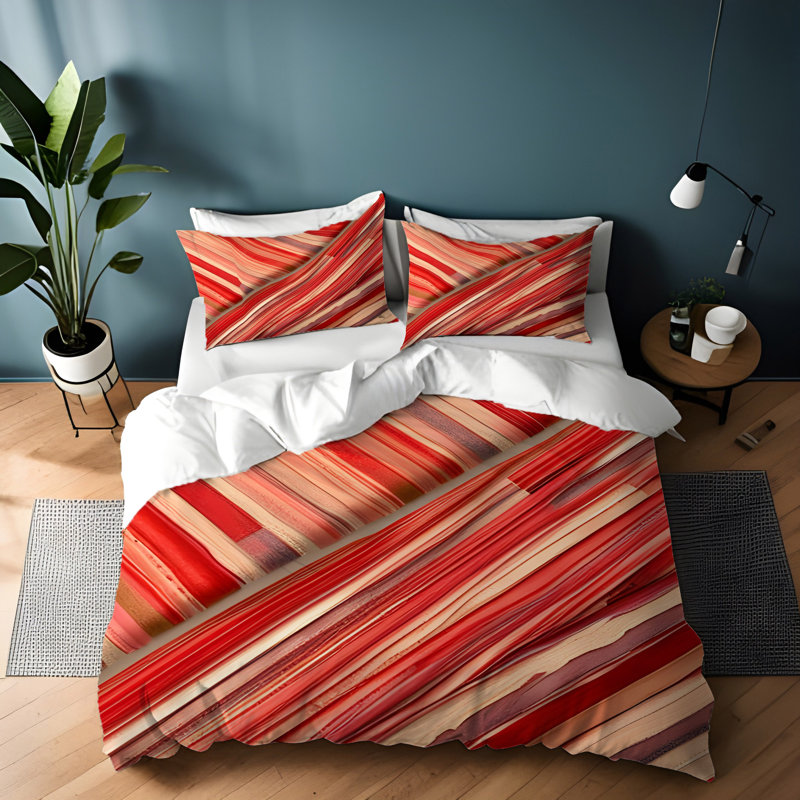 Literie , Housse de couette simple + 1 taie décorative pour