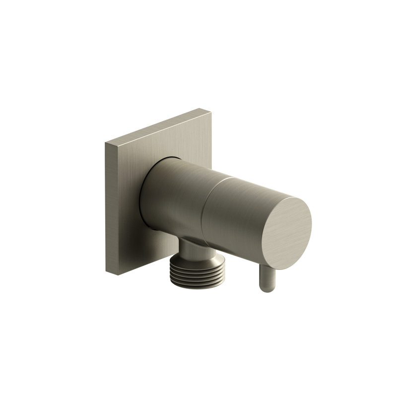 Douchette Riobel avec contrôle de volume intégré, Nickel brossé
