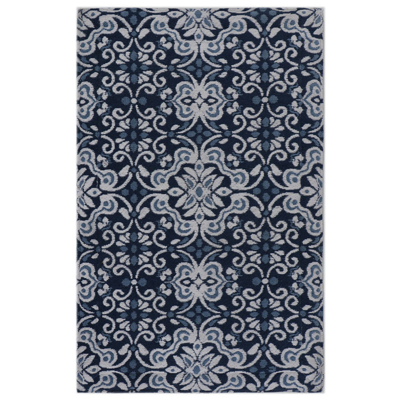 Kamali Damask Polyester Anti Fatigue Kitchen Mat