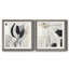 La recherche I - ensemble de 2 reproductions d'art sur papier encadré-1492773536-1492773548