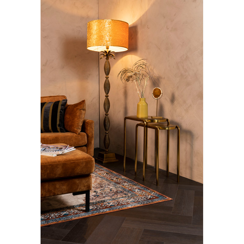 Bandu Glass Nesting End Table