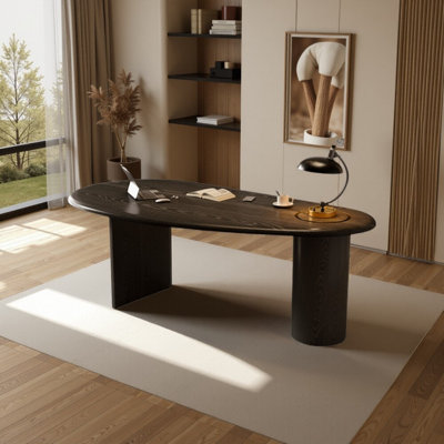 Irregular Wabi Sabi style home desk