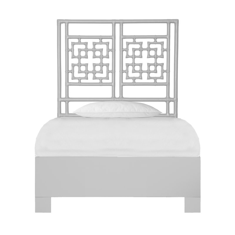 Palm Springs Bed, Twin,  Light Gray
