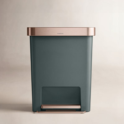 simplehuman 12gal Soft-Close Step-On Can