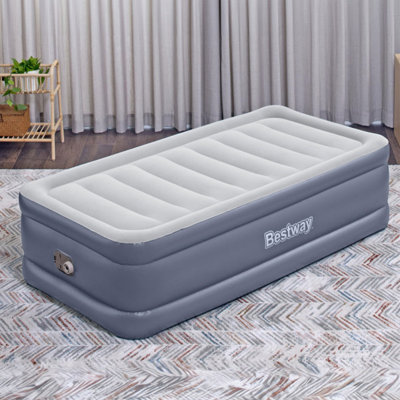 Bestway Tritech Air Mattress Inflatable Twin-Sized Bed with Built-In AC Pump by Bestway