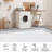 Randolph Modern Machine Washable Rug Bordered Design Non-Slip Low Pile Rubber Backing Area Rug for Living Room Bedroom Kitchen Dining Room-1788960552