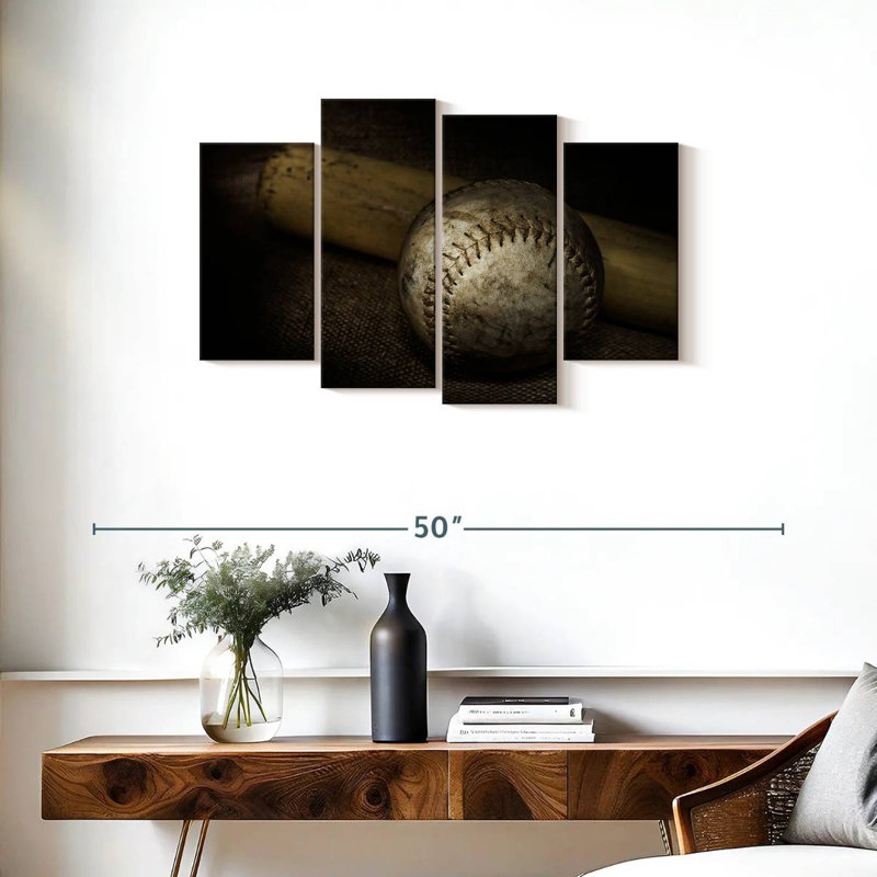 Softball Bat, 22" H x 36" W