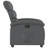vidaXL Recliner Chair, Adjustable Backrest/ Footrest, Leather-97814416