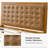 Aviannah Mid-Century Modern 78.5'' W Genuine Leather Solid Wood Platform Bed with Charging Ports-110843874-110843873