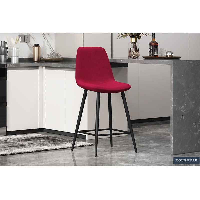 Pottershill 64cm Bar Stool, Red