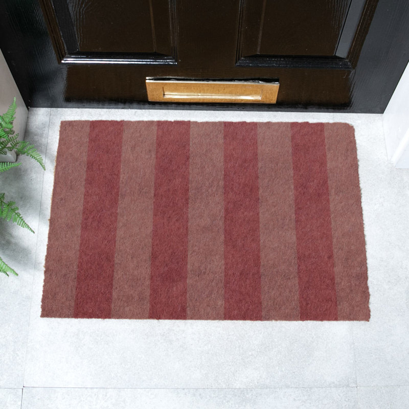 Stripe Coir Doormat, 40cm W x 60cm L