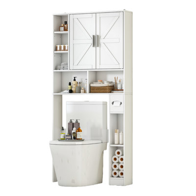MDF Freestanding Over The Toilet Storage