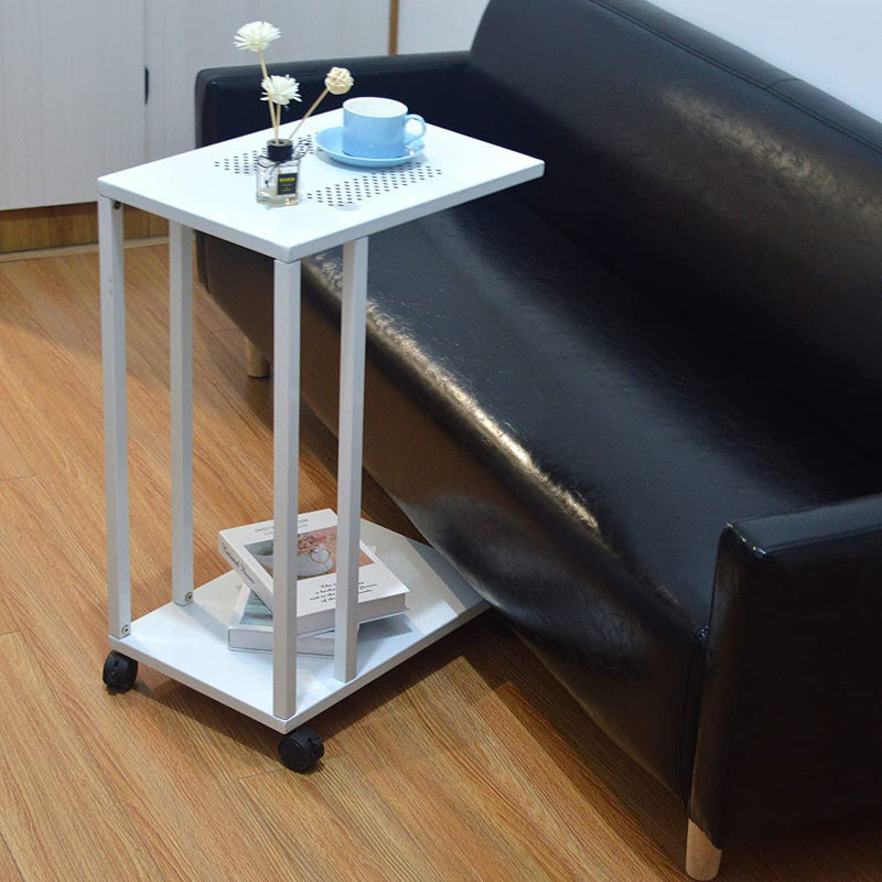Korden C Table End Table, White