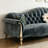 American-style Light Luxury Design Gray Sofa