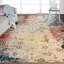 Balthazar Abstract Area Rug in Red/Ivory/Blue/Gold-1201275983