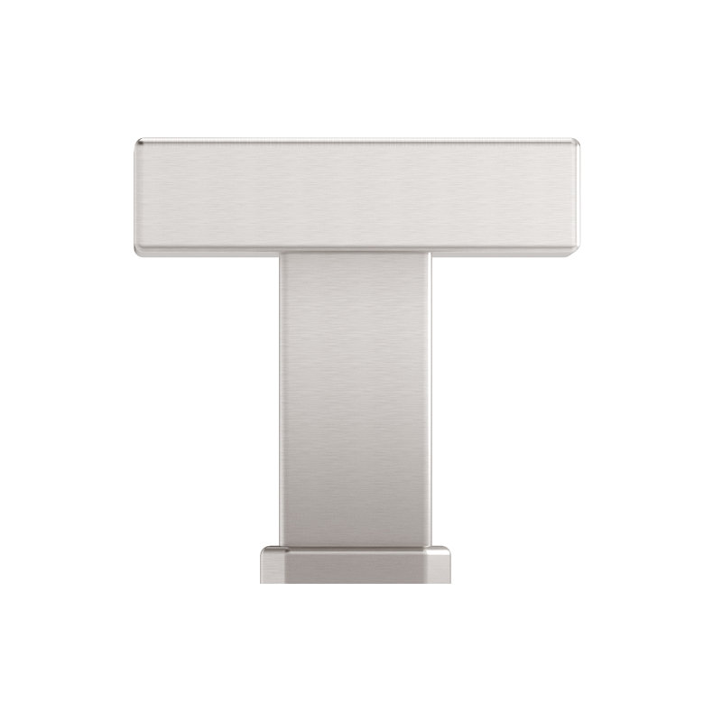 Poignée carrée, Nickel brossé
