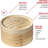 2-Tier Bamboo Steamer Baskets, 10-Inch-117001222