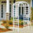 Mimose 47“ W x 19" D Solid Wood Garden Arches Arbor Arch-20647939
