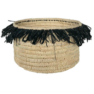 Panier en osier Rafia