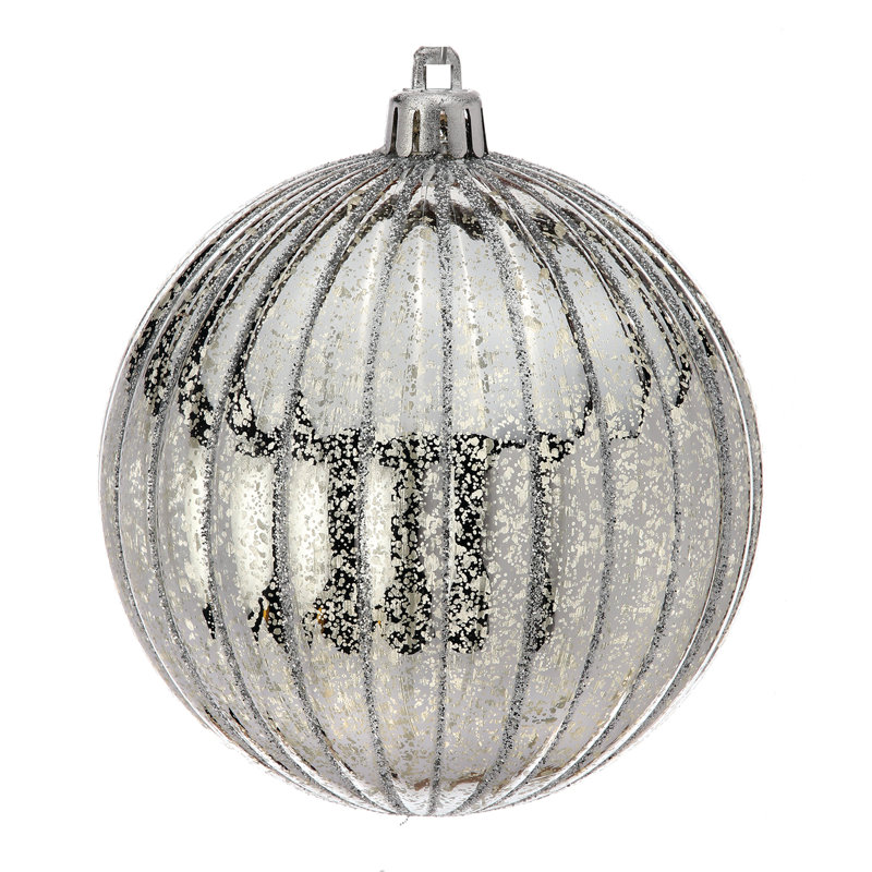 Boule rayée 100 mm Vp Merc, Argent argent
