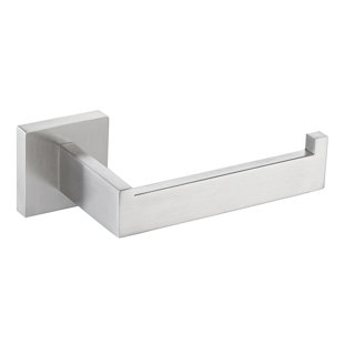 Brushed Nickel Toilet Paper Holders You'll Love | Wayfair