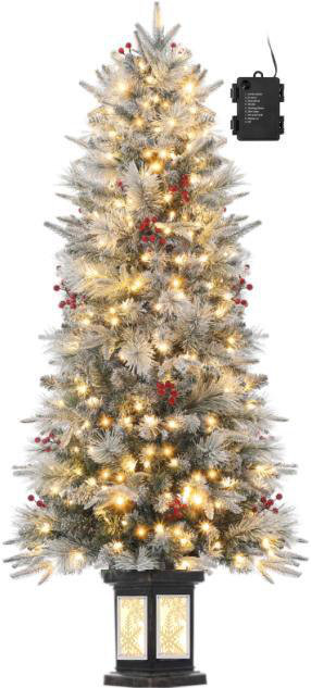 Arbre de Noël artificiel illuminé 4,5 pi