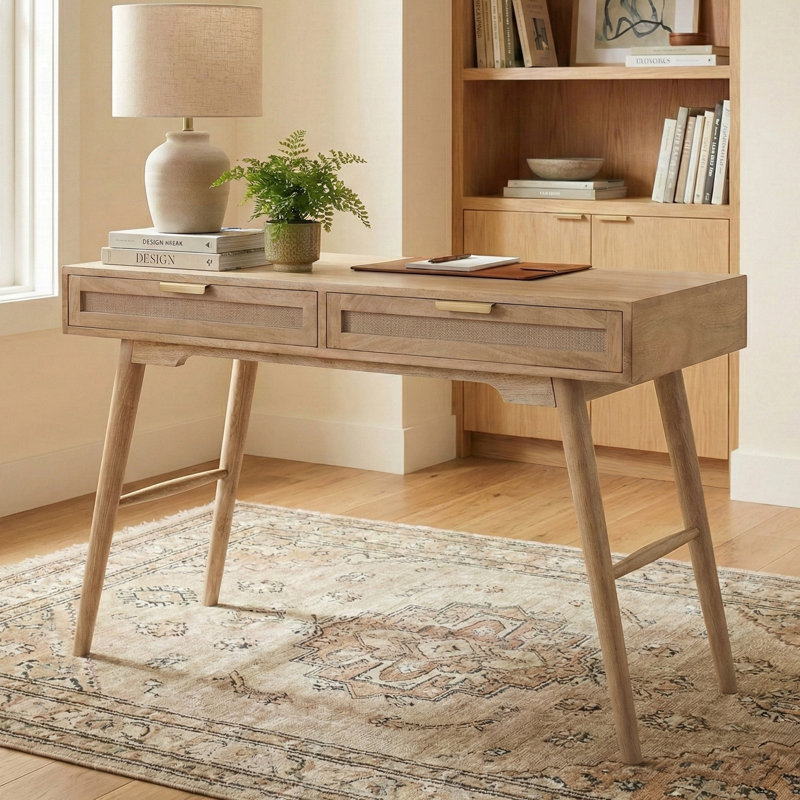 Bureau d'écriture Mid-Century Modern, Champ de blé